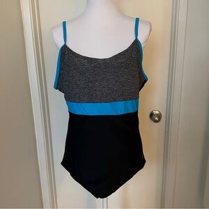 Speedo | Colorblock One Piece Swimsuit | Size 18
